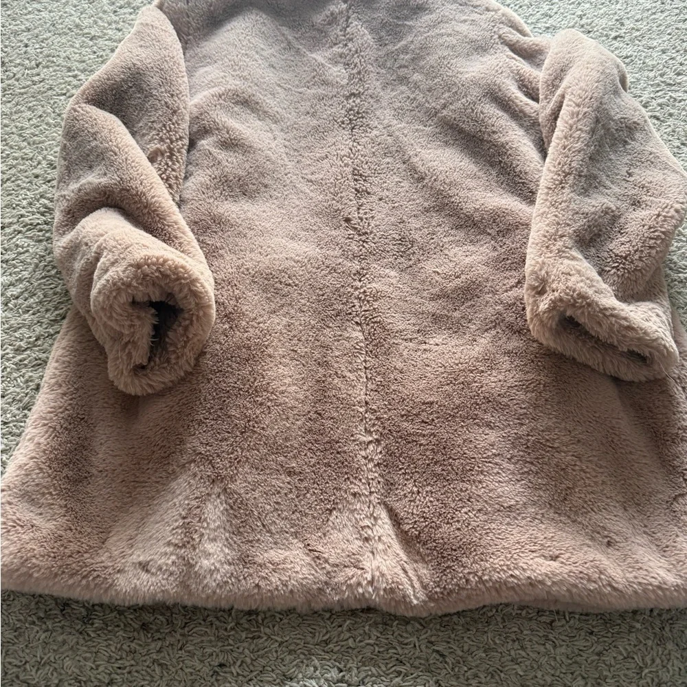 Cozy Tan Faux Fur Women's Coat